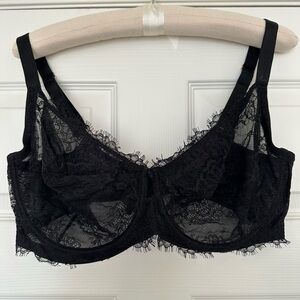NWOT Unlined Demi Bra in Black Lace Victoria’s Secret